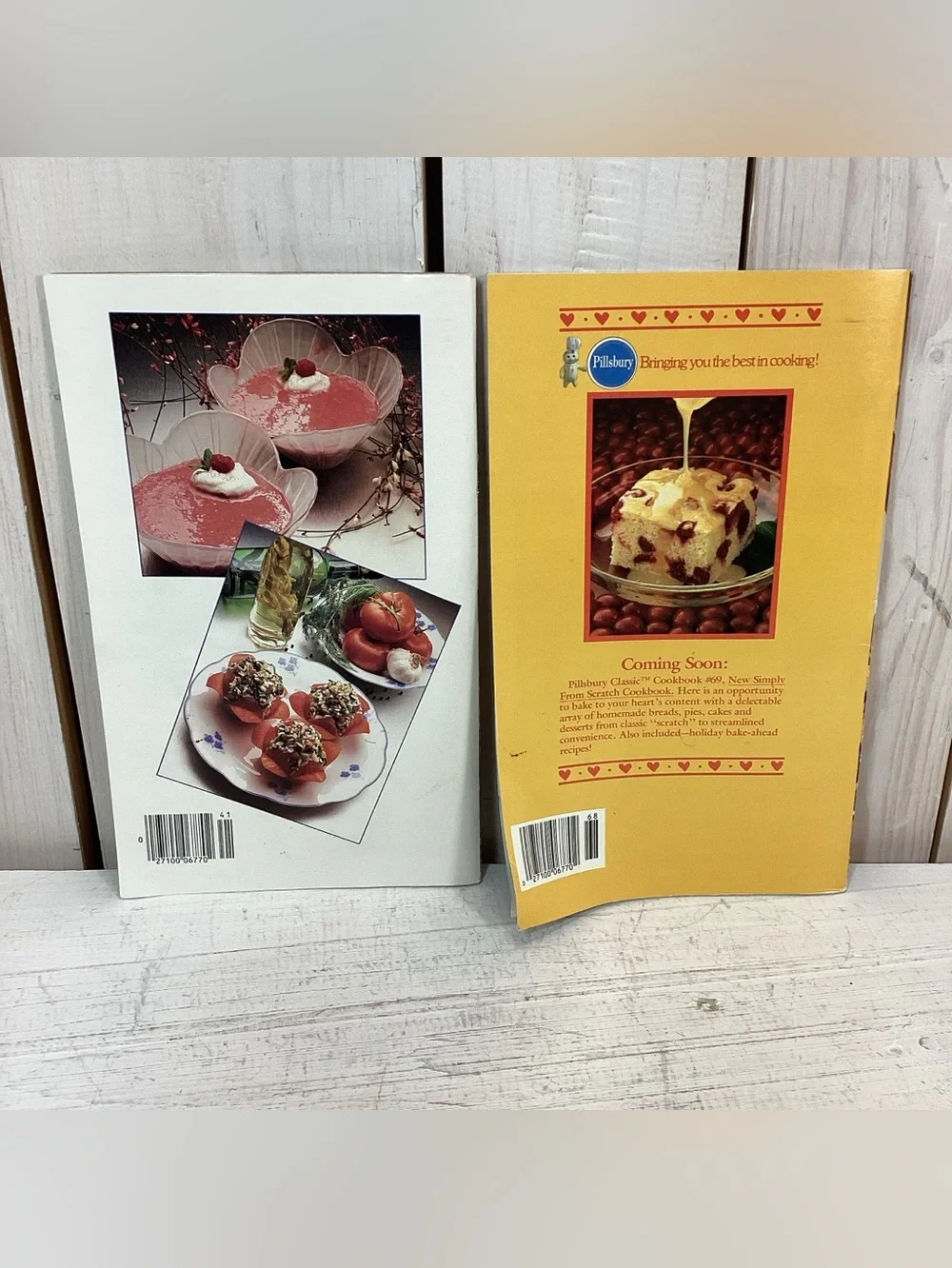 Lot of 8 Pillsbury Cookbooks, Recipes, Vintage & Contemporary